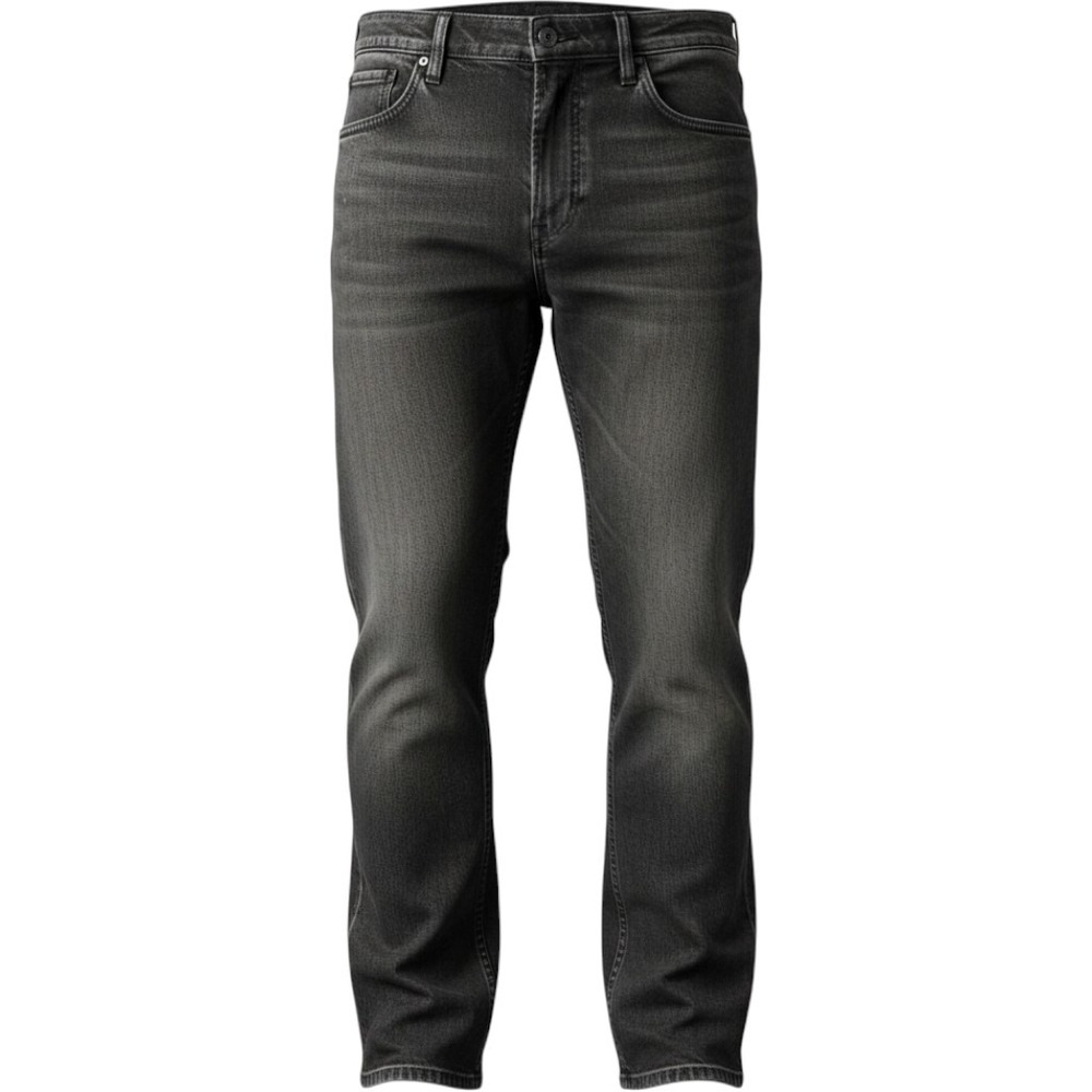 Nudie Jeans Co Steady Eddie II Jeans Mens 36x30 Charcoal Gray Black Change Denim